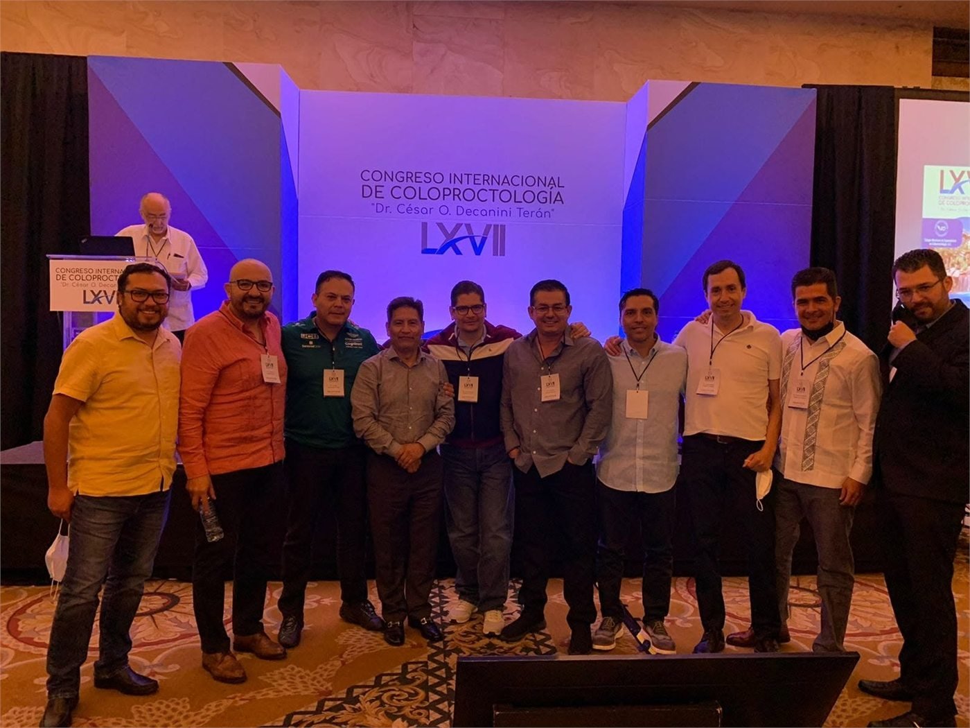 Dr. Jacobo Quiroz Nájera en el Congreso Internacional de Coloproctología